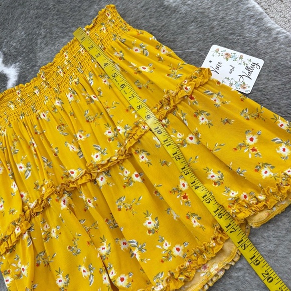 NWT Floral Ruffle Tiered Mini Skirt - Picture 9 of 10